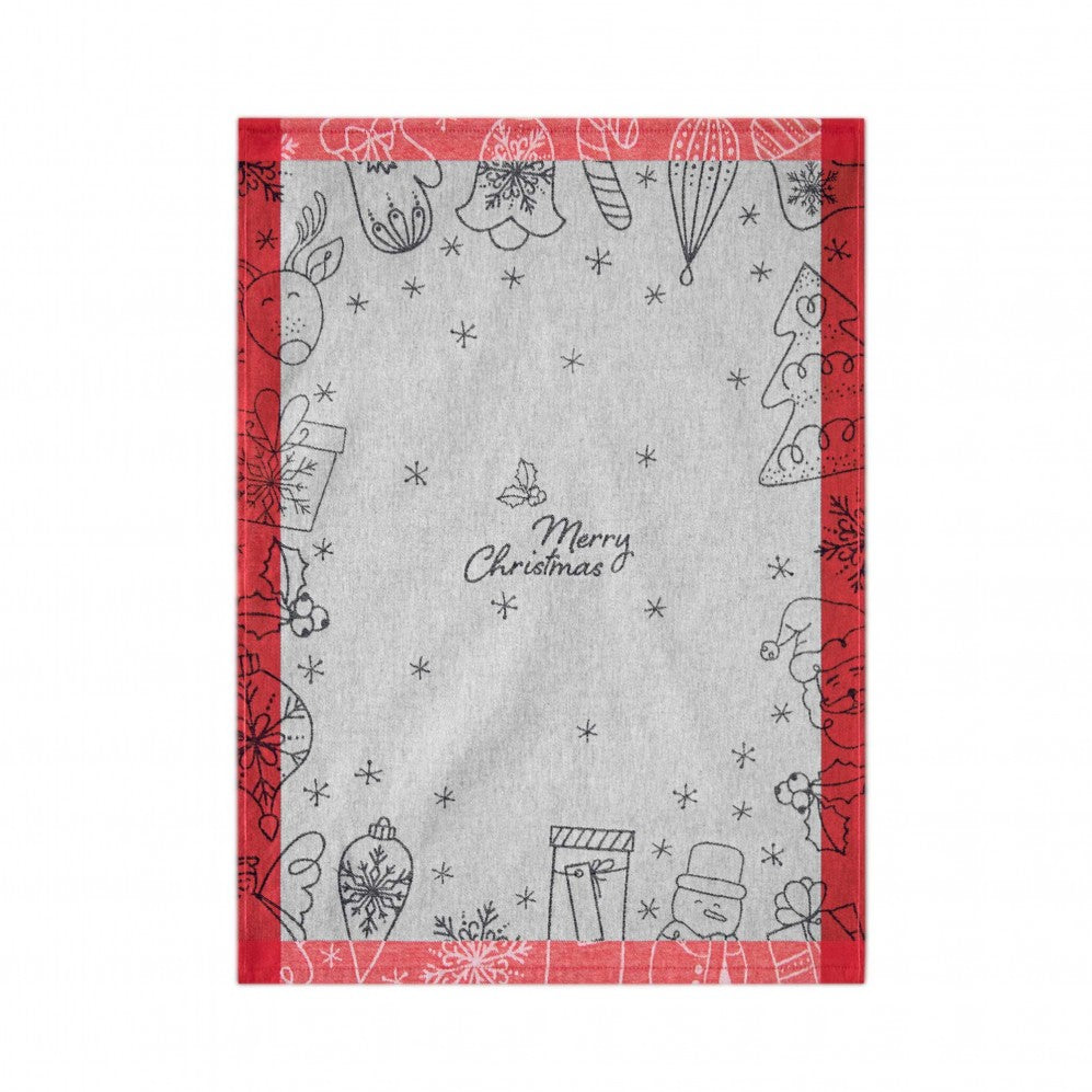 Prosop de bucătărie, Snow Christmas, Bumbac Clasic, 200g