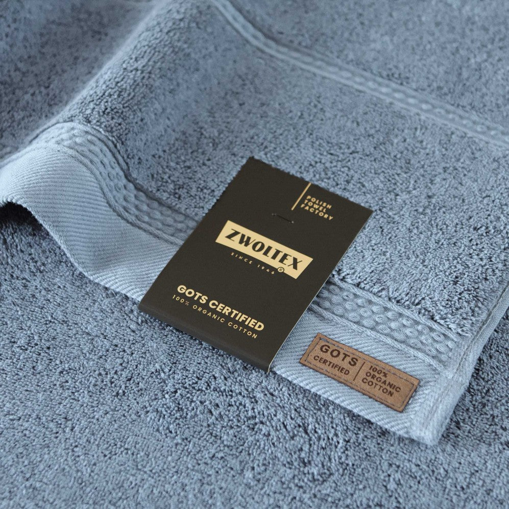 Prosop, Queen Albastru, 100% Bumbac Organic, 650g