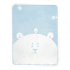 Pătură pentru copii Teddy Bear Albastru din bumbac 75x100 430GSM