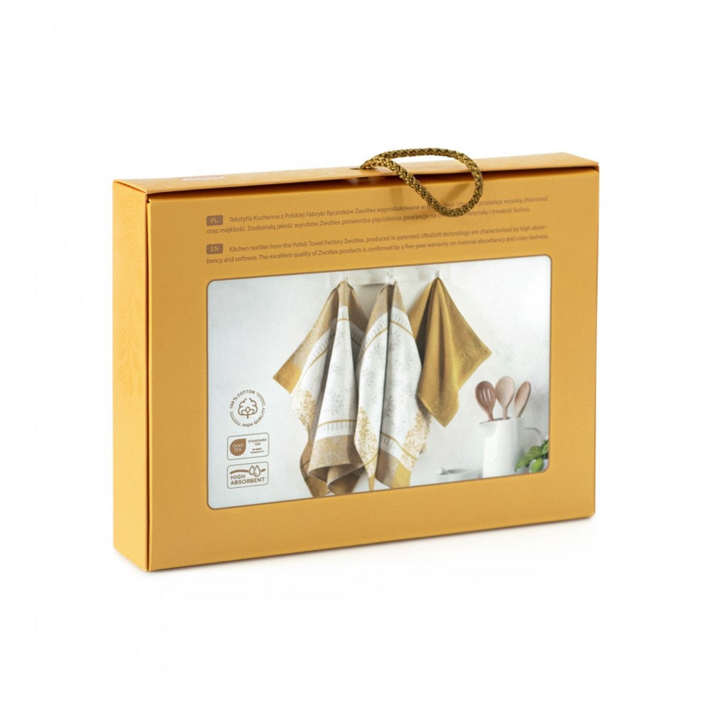 Set de bucătărie ROWN ASH galben 50x70 30x50 200/360g