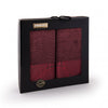 Set prosoape HOLOGRAM Bordo 50x90+70x140 450GSM