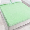 Cearșaf Jacquard Tulipan 6 Verde Iasomnie 150x205 275GSM