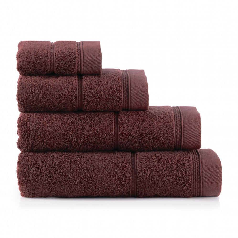 Prosop, Queen Bordo 30x50, Bumbac Organic, 650GSM