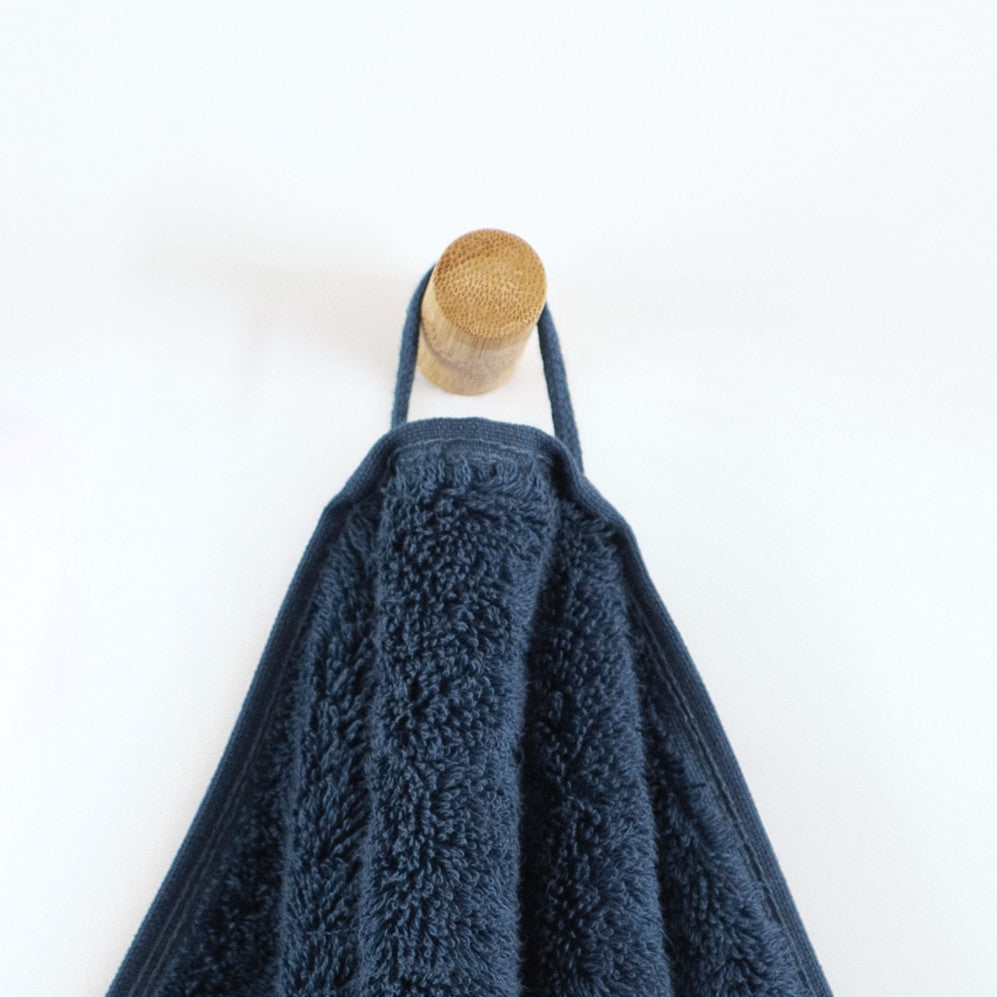 Prosop, Queen Albastru Marin , 100% Bumbac Organic, 650g