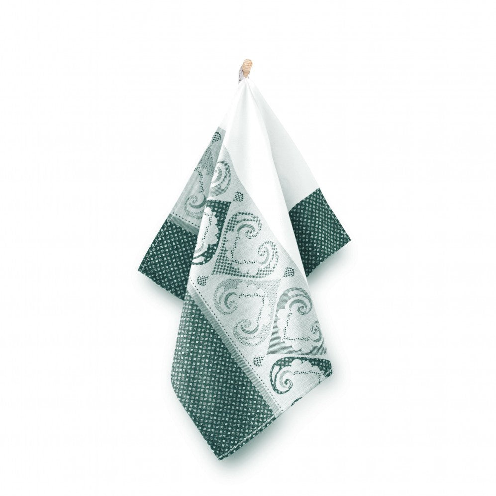 Prosop de bucătărie, Ankara Verde, Bumbac Egiptean, 200g