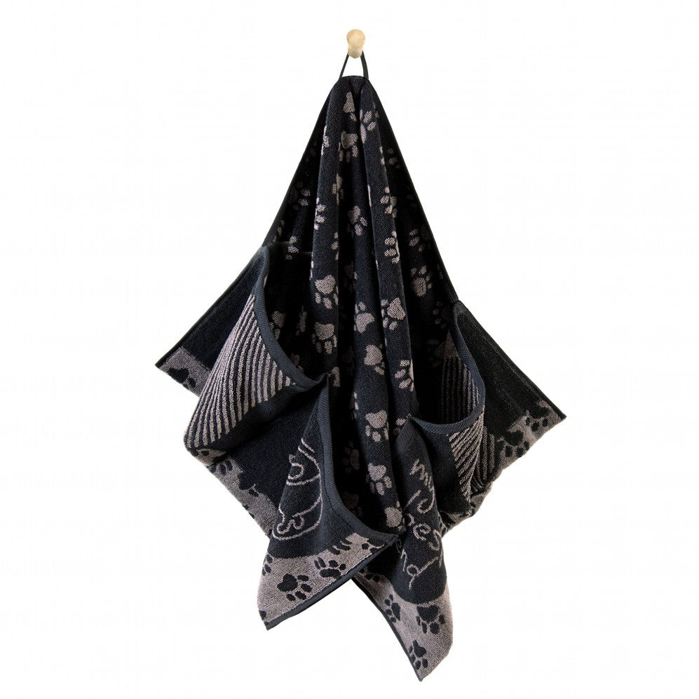 Prosop Best Friend Negru 50x100, Bumbac Egiptean, 400g