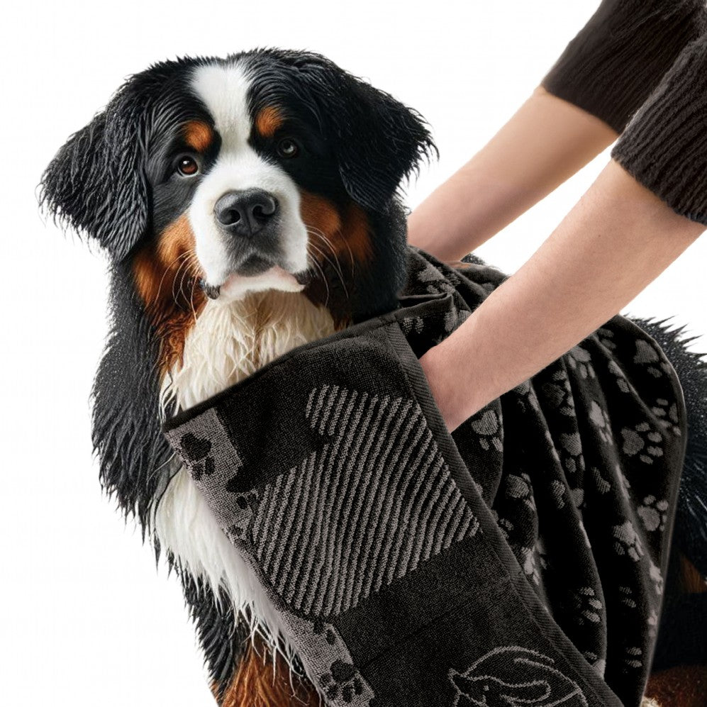 Prosop Best Friend Negru 50x100, Bumbac Egiptean, 400g