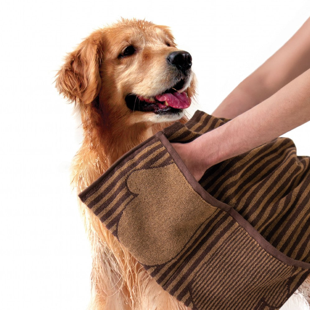 Prosop Happy Doggy Maro 50x100, Bumbac Egiptean, 400g