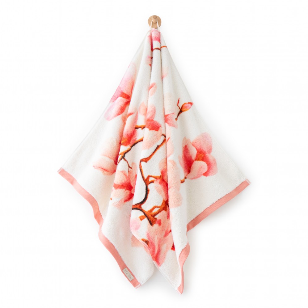 Prosop artistic, MAGNOLIE, 100% Bumbac Organic, 650g