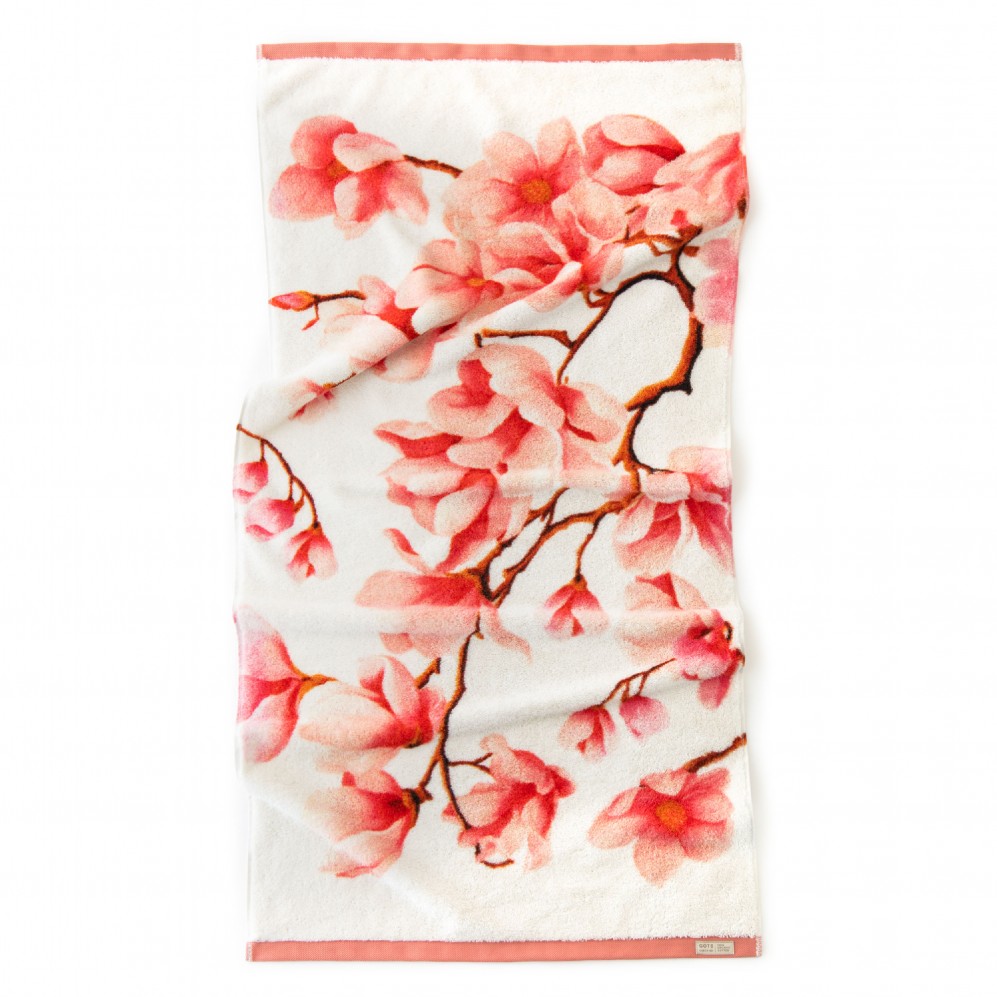 Prosop artistic, MAGNOLIE, 100% Bumbac Organic, 650g