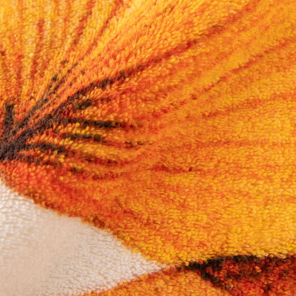 Prosop artistic, FRUNZĂ DE AUR, 100% Bumbac Organic, 650g