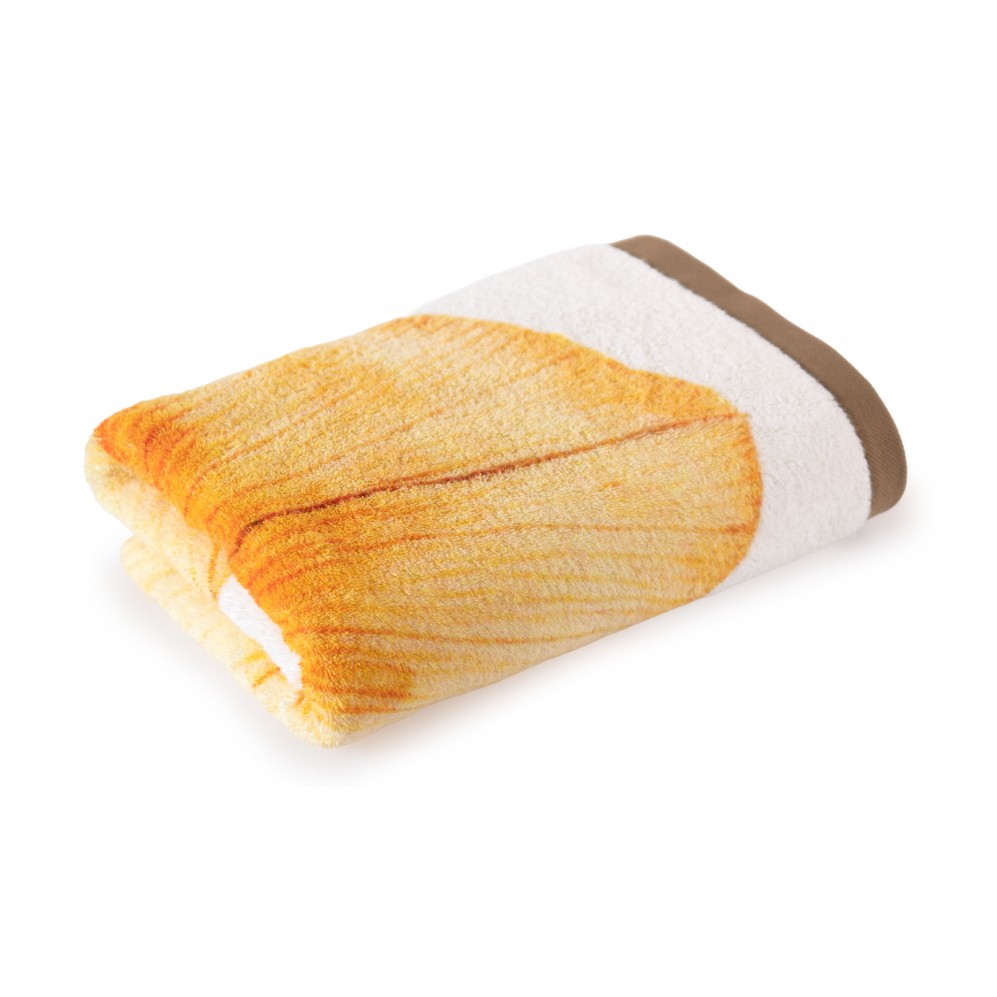 Prosop artistic, FRUNZĂ DE AUR, 100% Bumbac Organic, 650g