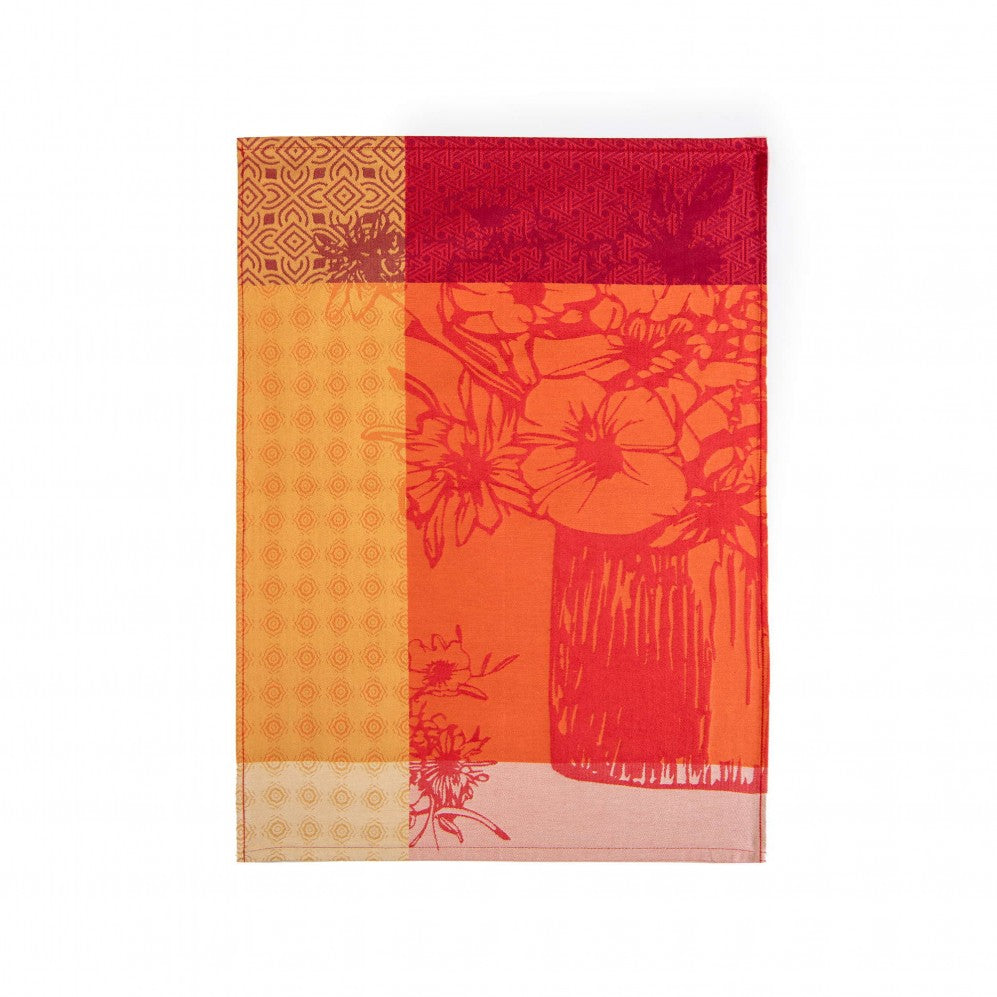 Prosop de bucătărie, BOUQUET Rosu, 100% Bumbac Organic, 240g