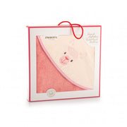 Prosop cu glugă pentru bebeluși, Lamă, Bumbac Egiptean, 350g