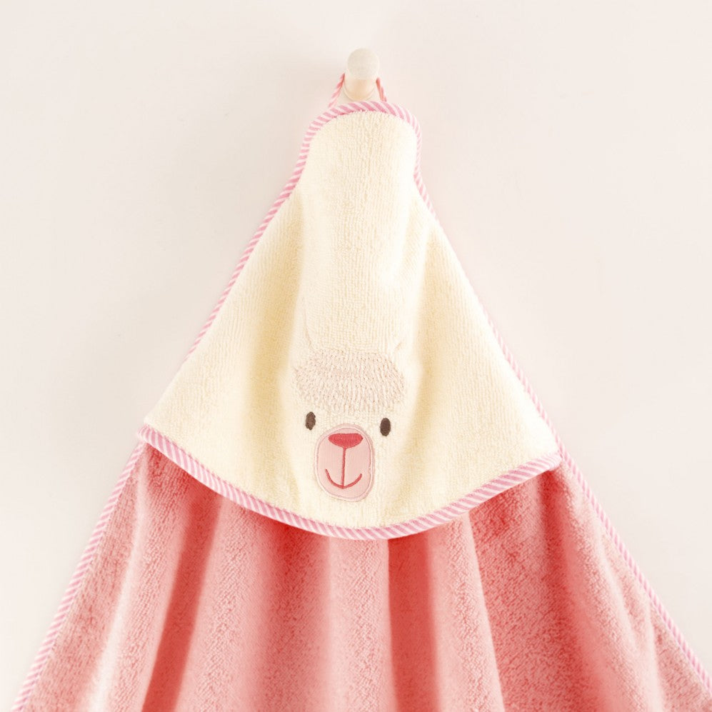 Prosop cu glugă pentru bebeluși, Lamă, Bumbac Egiptean, 350g