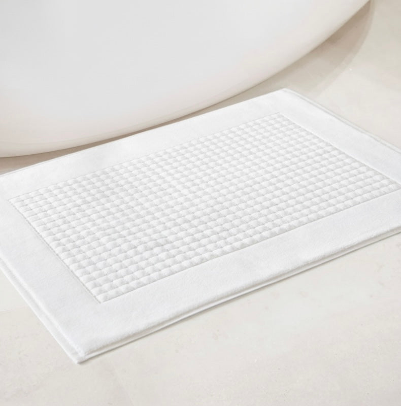 Covor baie, Paulo Alb, Bumbac Egiptean, 840g