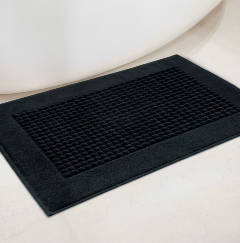 Covor baie, Paulo Negru, Bumbac Egiptean, 840g