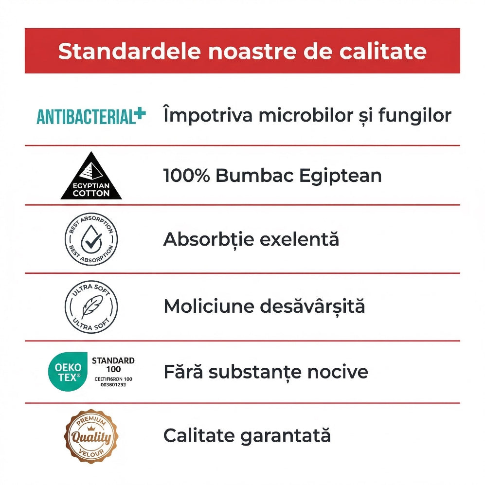 Prosop, Carlo AB Crem 70x140, Bumbac Egiptean, 500GSM