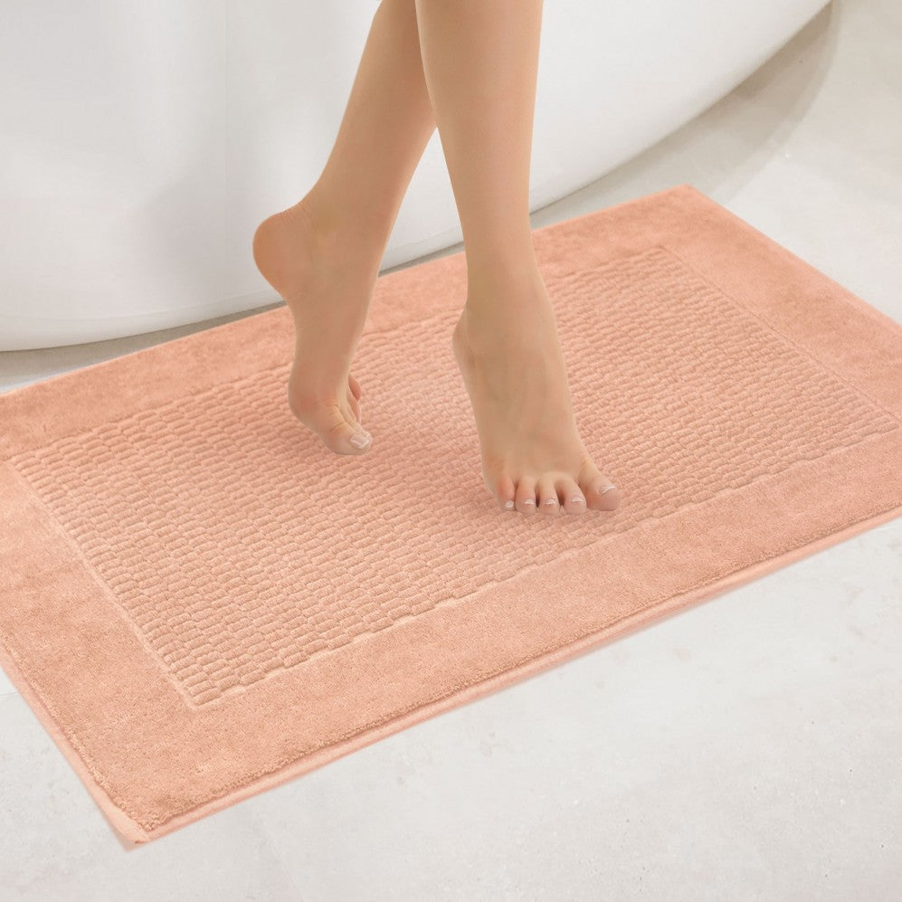 Covor baie, Grano AB Roz 50x70, Bumbac Egiptean, 570GSM Covoare pentru baie