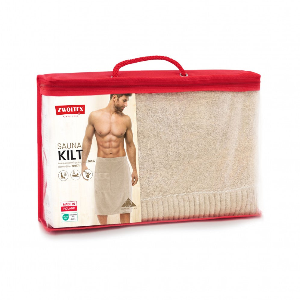 Kilt SAUNA Bej 60x160 400GSM Prosop Sauna