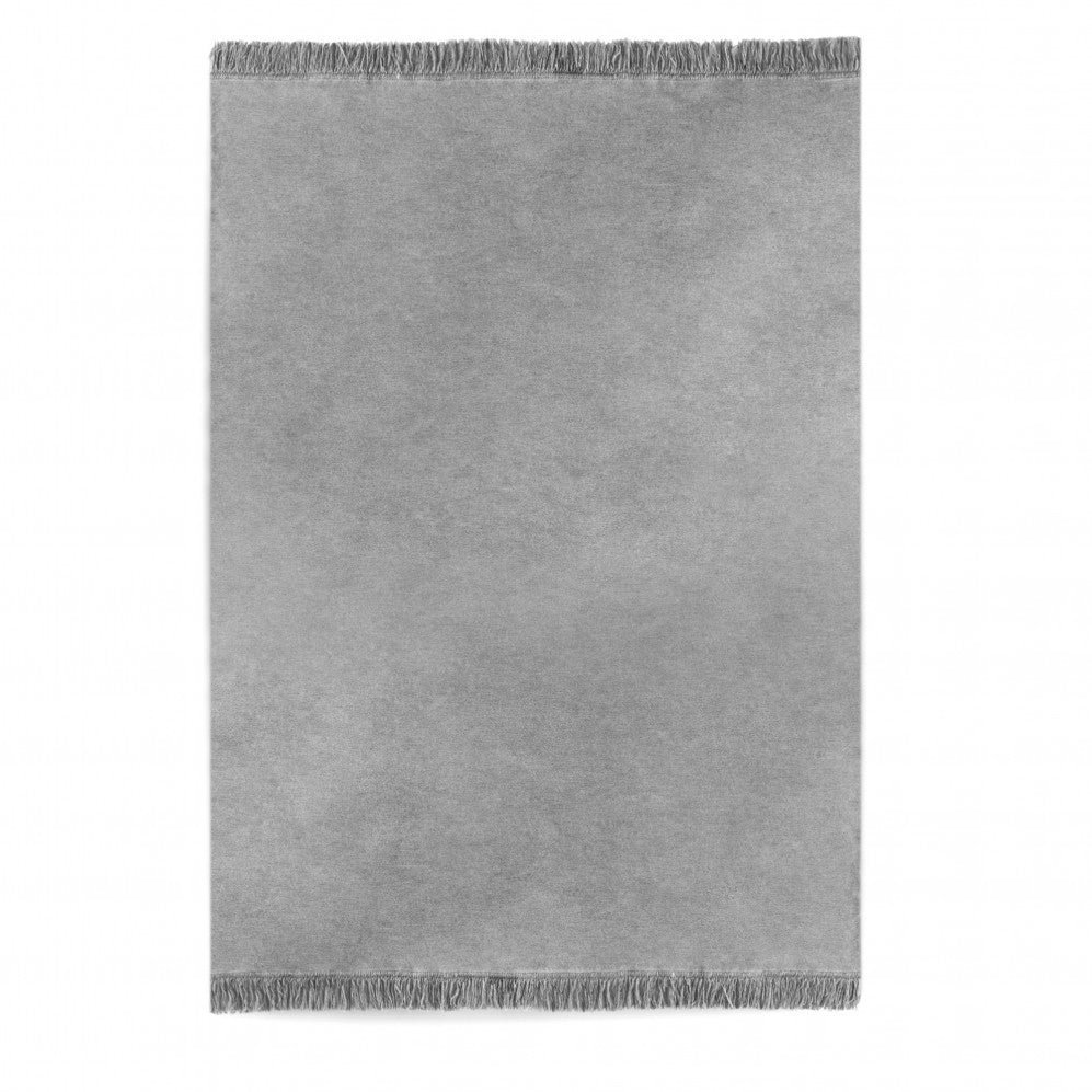 Pătură MELANGE Gri din bumbac 150x200 430GSM