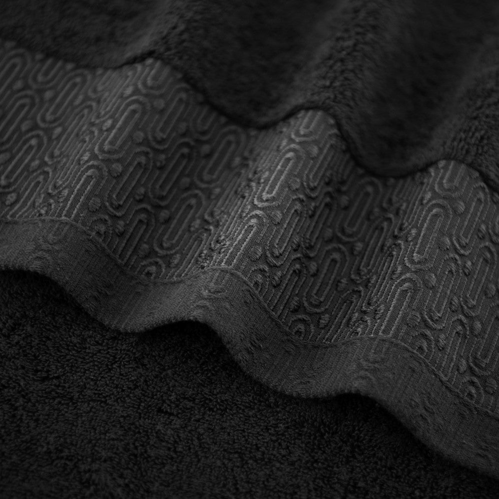 Set prosoape Artdeco Negru 50x90+70x140 450GSM