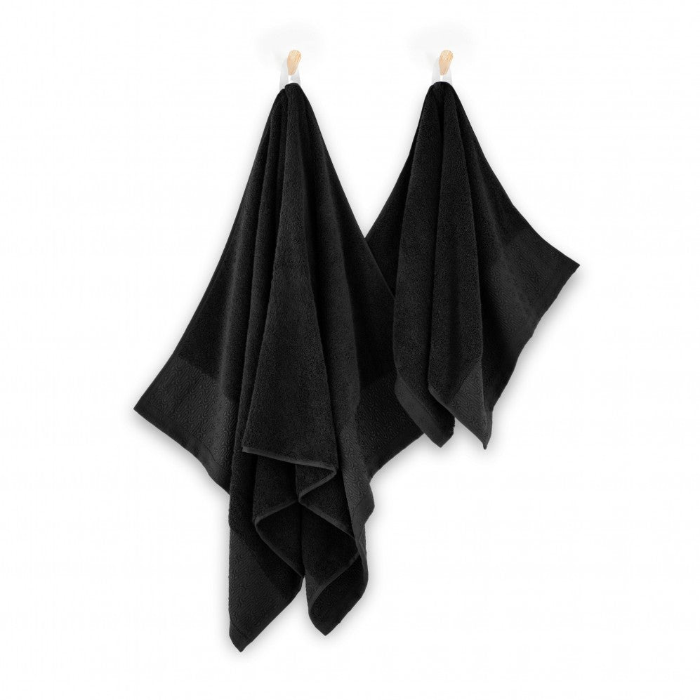 Set prosoape Artdeco Negru 50x90+70x140 450g Seturi Cadou