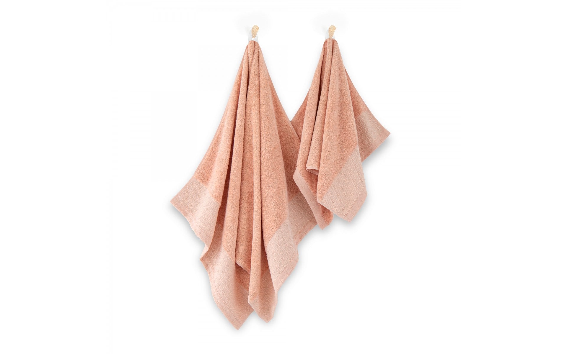 Set prosoape Artdeco Roz 50x90+70x140 450g Seturi Cadou