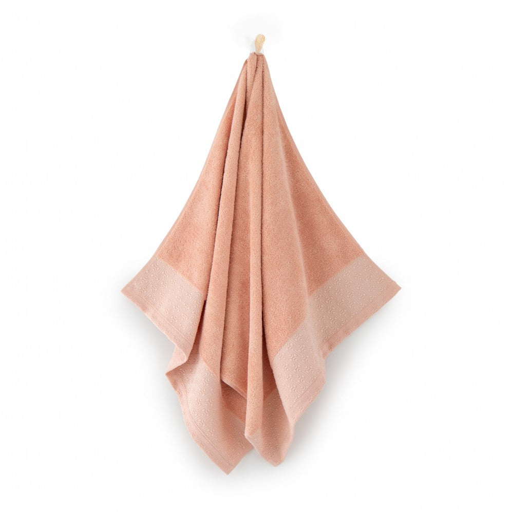 Set prosoape Artdeco Roz 50x90+70x140 450g Seturi Cadou