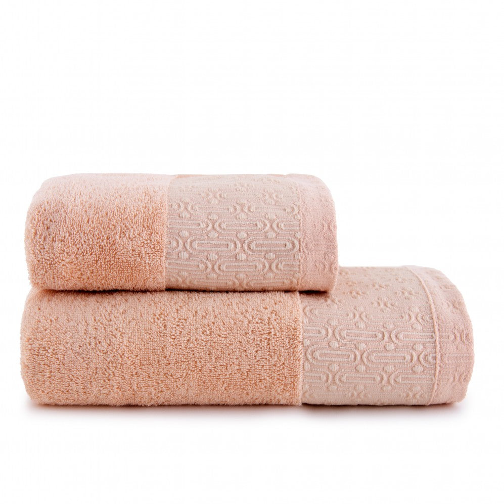 Set prosoape Artdeco Roz 50x90+70x140 450g Seturi Cadou