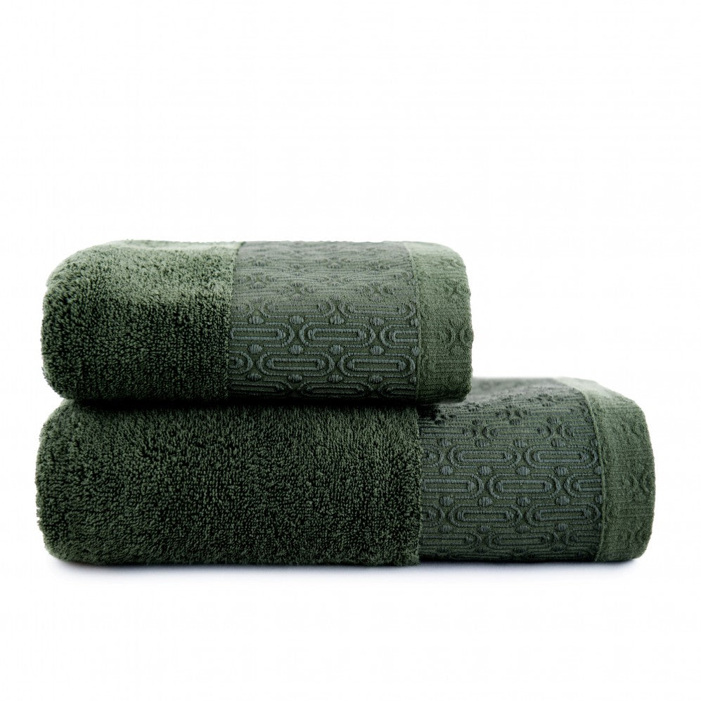 Set prosoape Artdeco Verde 50x90+70x140 450g Seturi Cadou