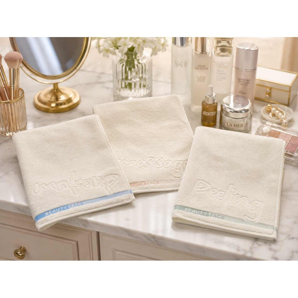 Set Prosoape Beauty Face Ecru 30x50 550/360/400 GSM