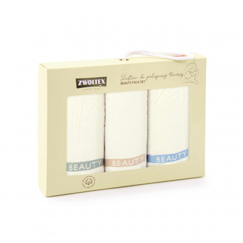 Set Prosoape Beauty Face Ecru 30x50 550/360/400 GSM