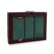 Set prosoape OSCAR AB verde buxus 30x50 50x100 70x140 500g