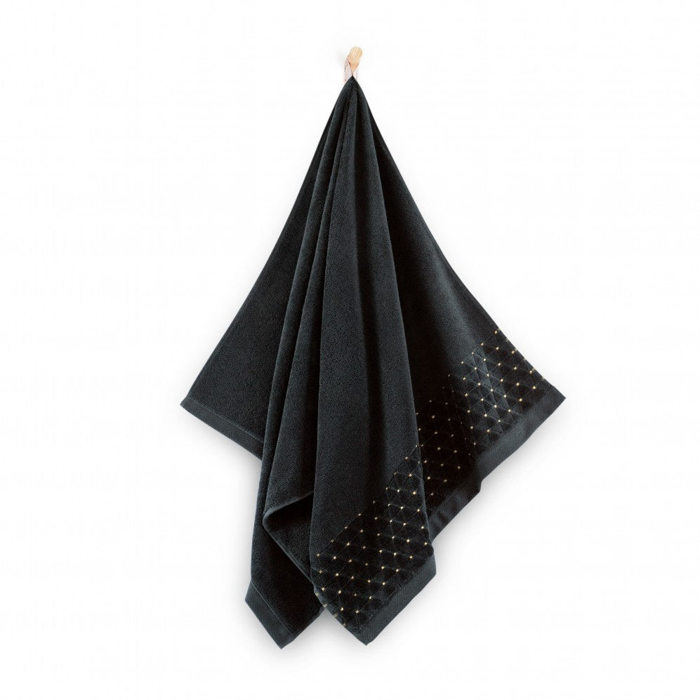 Set prosoape OSCAR AB negru 30x50 50x100 70x140 500g