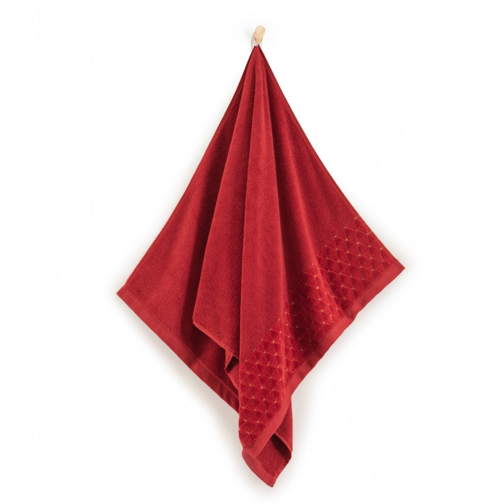 Set prosoape OSCAR AB roșu 30x50 50x100 70x140 500g