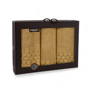 Set prosoape OSCAR AB auriu 30x50 50x100 70x140 500g