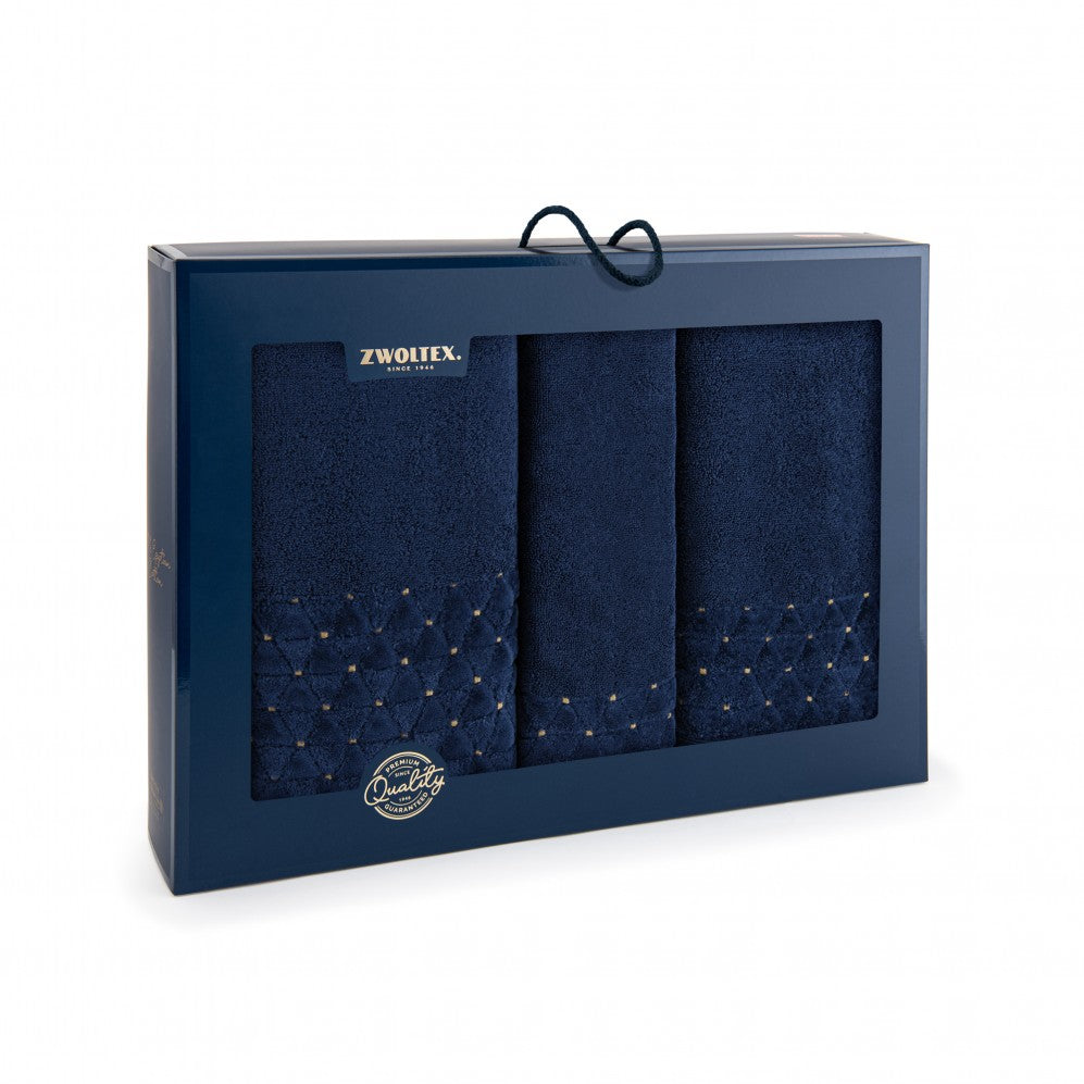 Set prosoape OSCAR AB Bleumarin 30x50 50x100 70x140 500GSM