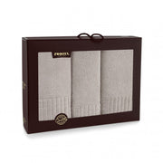 Set prosoape PAULO AB Bej 30x50 50x100 70x140 500GSM