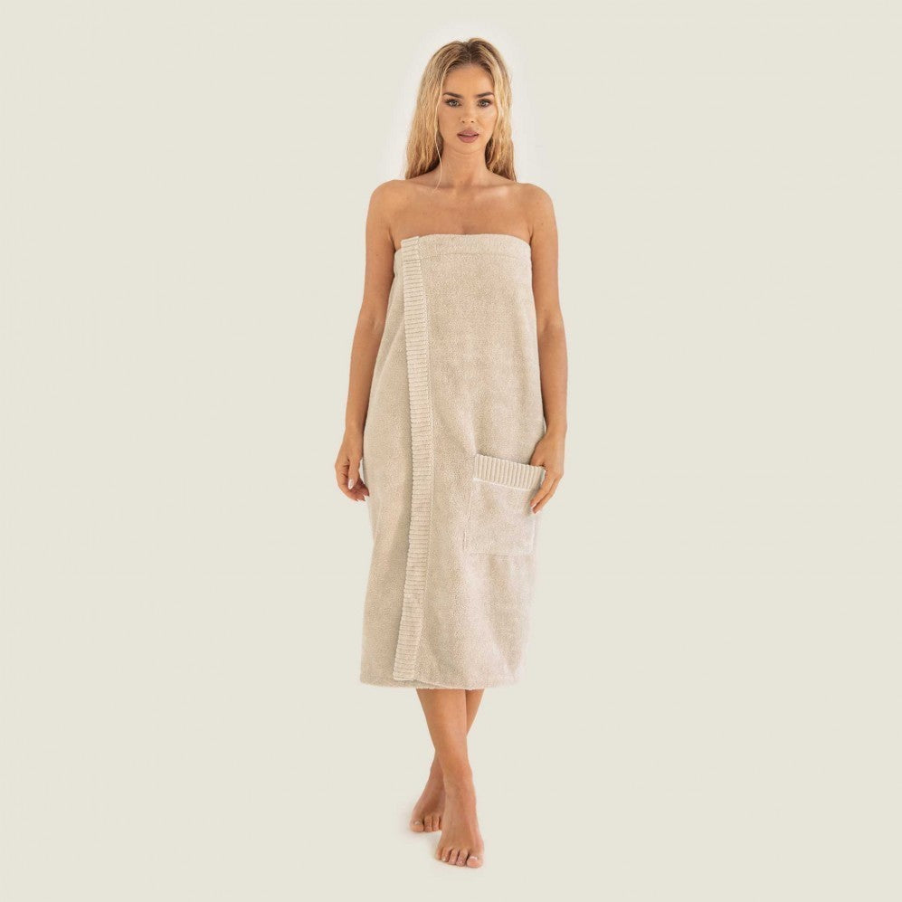 Pareo SAUNA Bej 90x140 400GSM Prosop Sauna