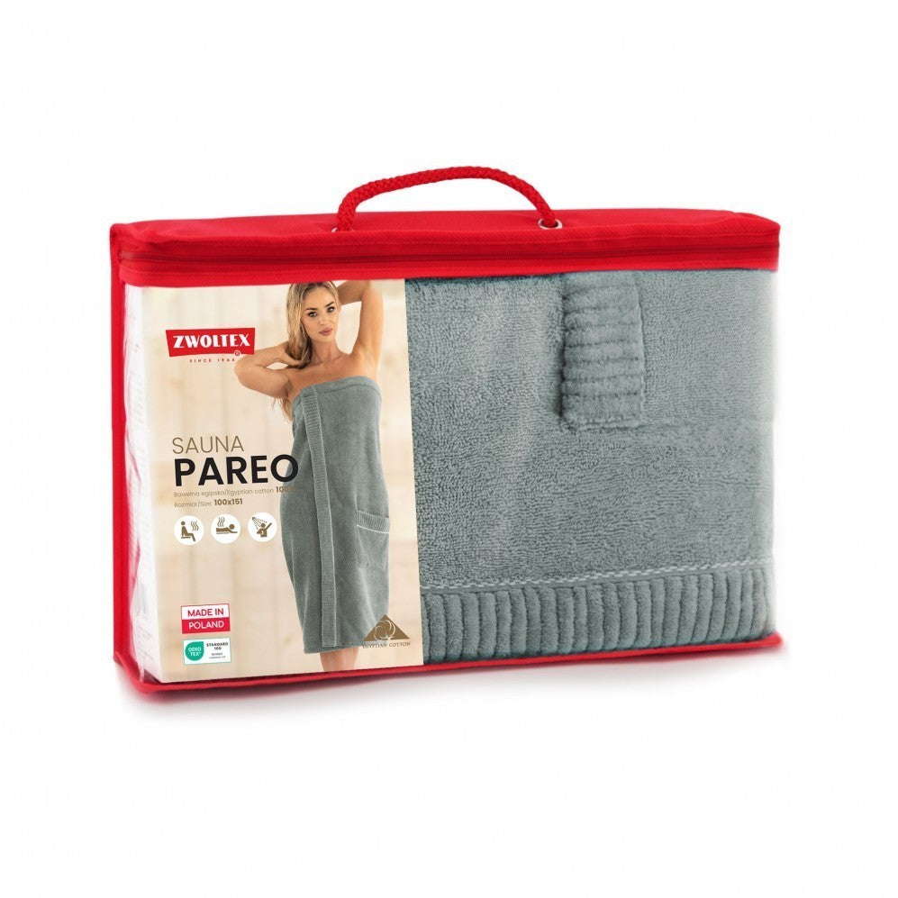 Pareo SAUNA Gri 90x140 400GSM Prosop Sauna