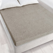 Cearșaf Jacquard Tulipan 6 Bej-Gri 150x205 275GSM