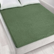 Cearșaf Jacquard Tulipan 6 Verde 150x205 275GSM