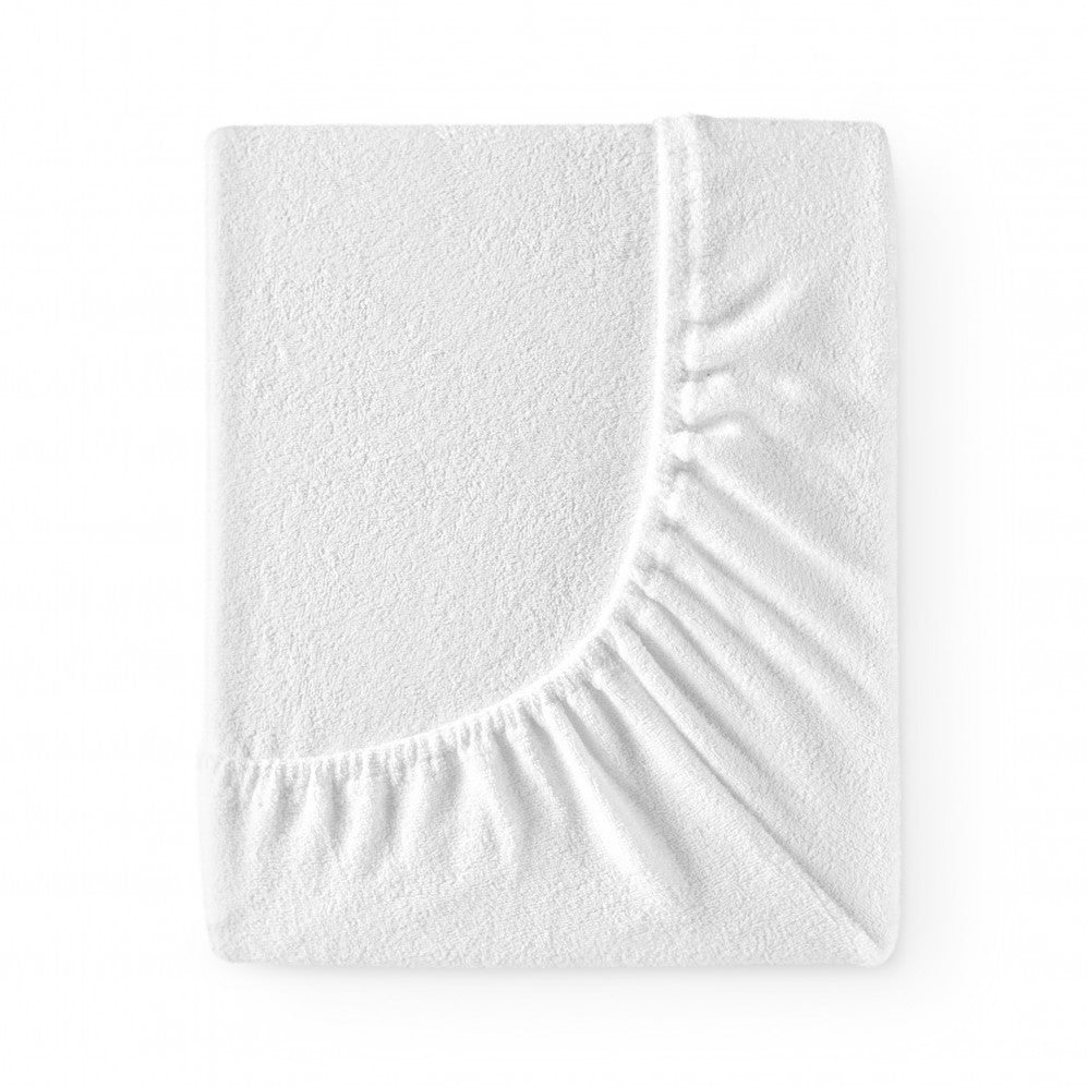 Cearșaf cu elastic TERRY Alb 200x220