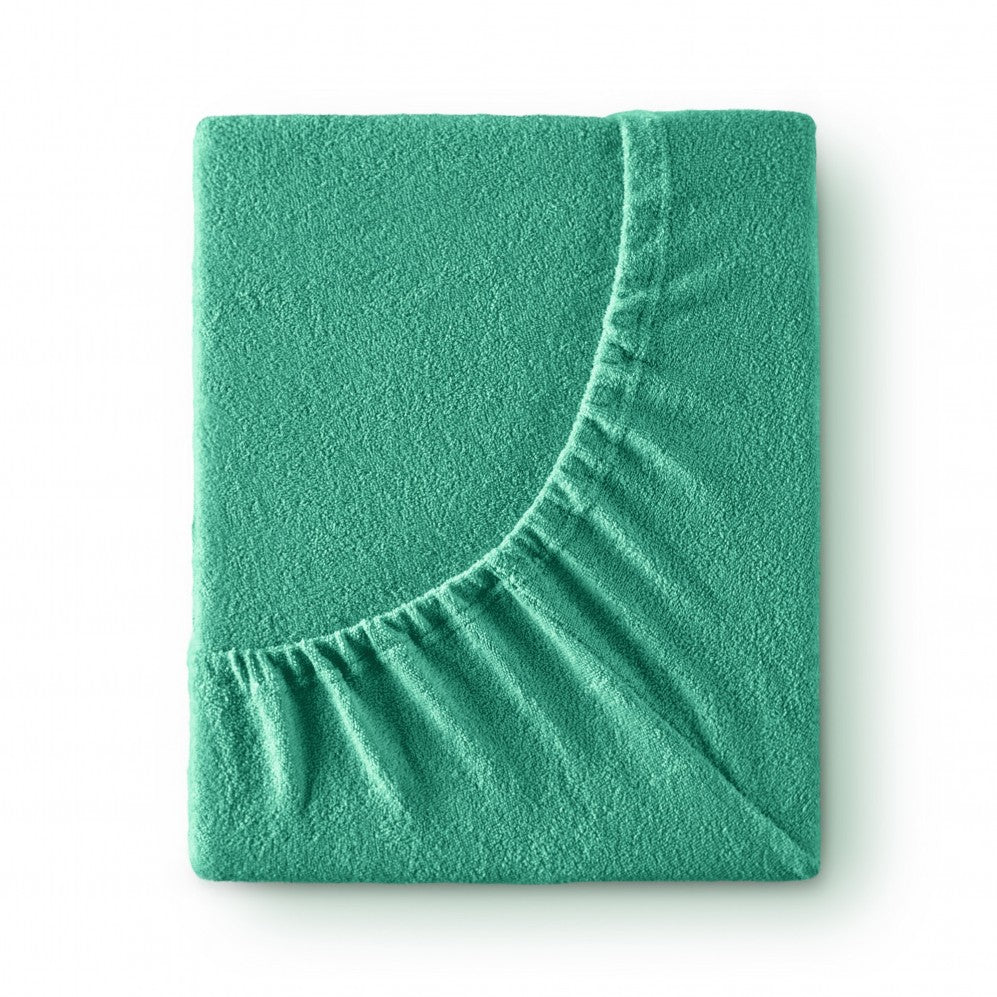 Cearșaf cu elastic TERRY Turcoaz 90x200