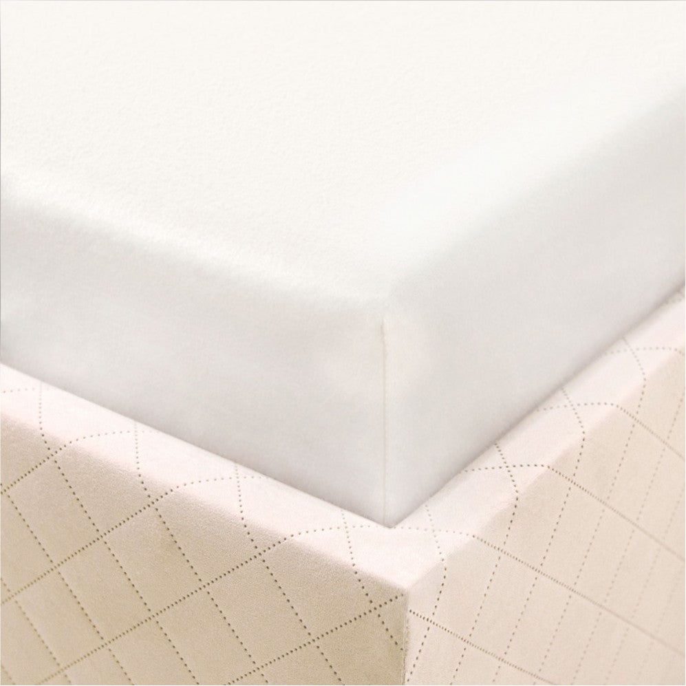 Cearșaf cu elastic JERSEY Alb 90x200 Cearsaf pat