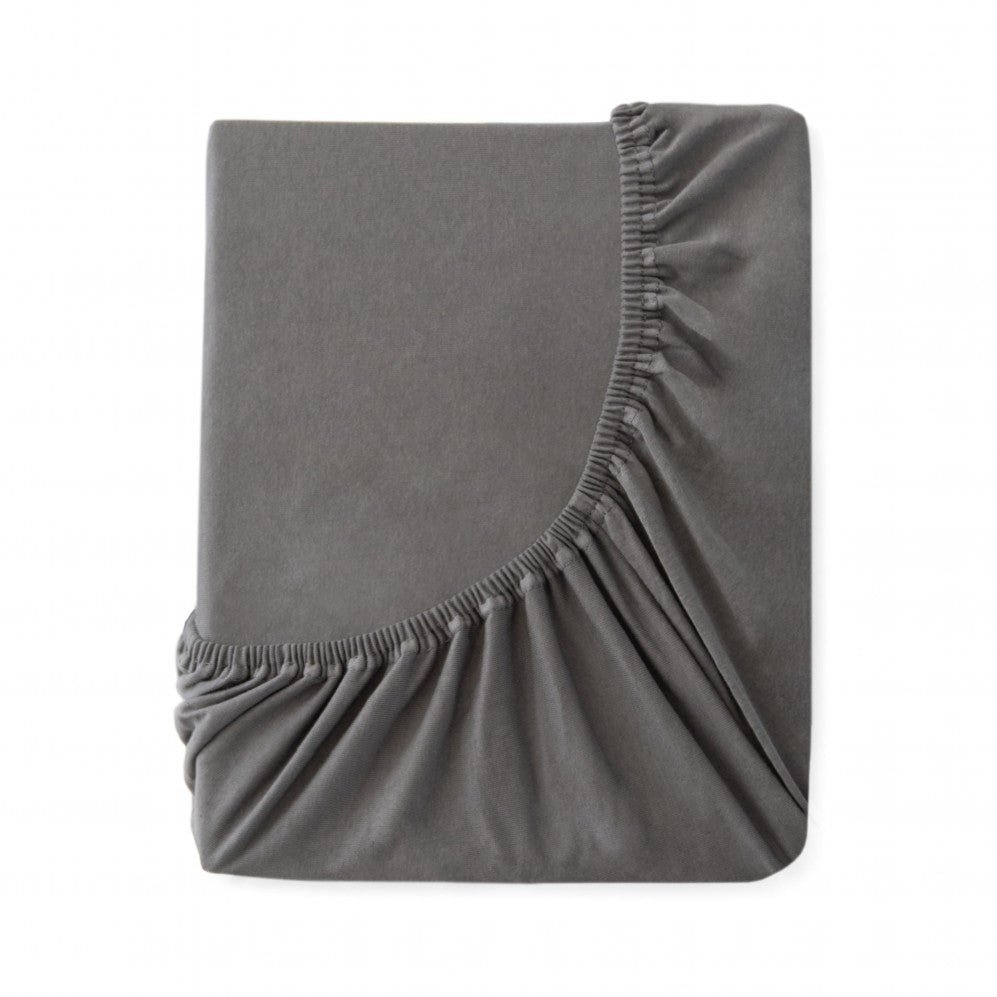 Cearșaf cu elastic JERSEY Grafit 90x200 90x200 Cearsaf pat