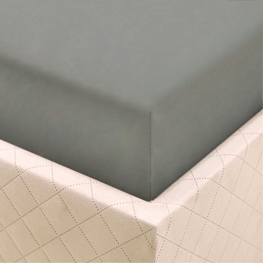 Cearșaf cu elastic JERSEY Grafit 90x200 Cearsaf pat