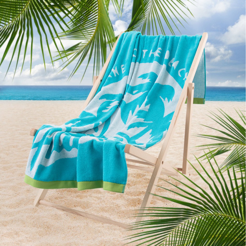 Prosop ALOHA turcoaz 100x160 380GSM