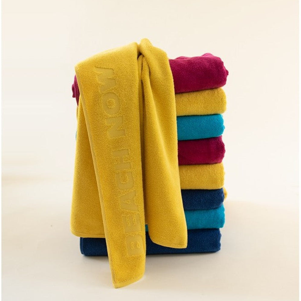 Prosop turcoaz BEACH NOW 100x160 430GSM